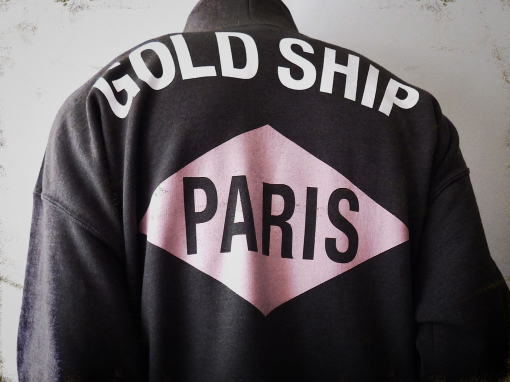 GOLD SHIP PARIS ZIP HOODIE