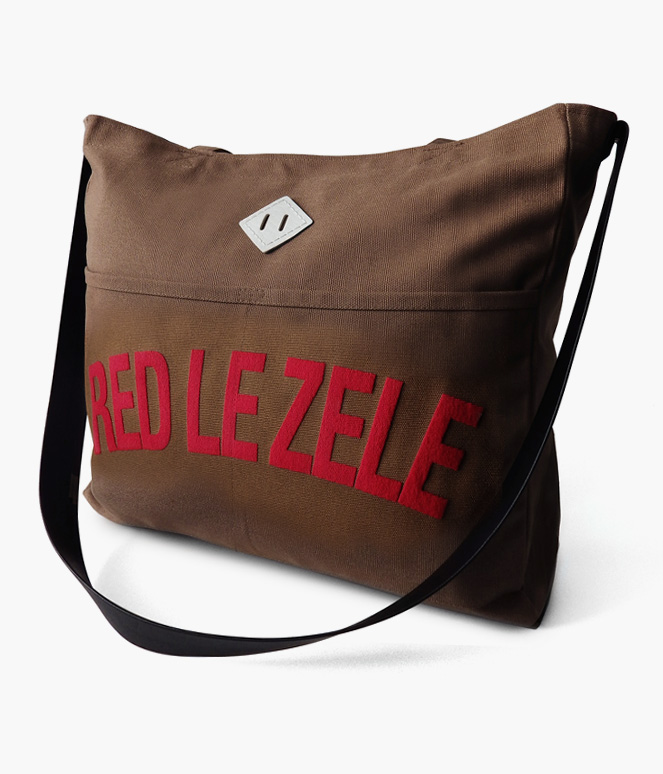 RED LE ZELE REINS TOTE BAG